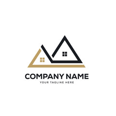 real estate logo design vector, house abstract concept icon symbol