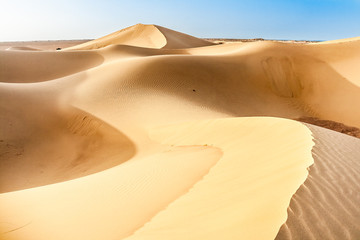 Dunes of the Sahara desert in Morocco