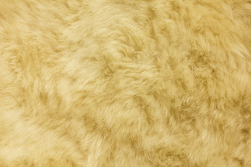 Brown shaggy natural sheep fur texture for background 