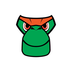 Monkey face icon vector template