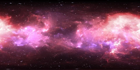 Virtual-Reality-Umgebung 360 HDRI-Karte. Raum gleichwinklige Projektion, sphärisches Panorama. Weltraumnebel mit Sternen © Peter Jurik