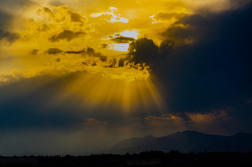 Sunset over Jacarilla Spain