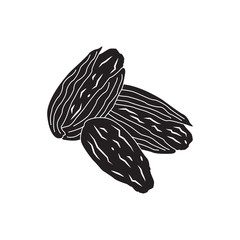 Pistachios icon. Vector.