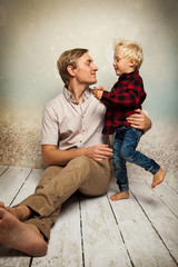 mit dem Papa spielen