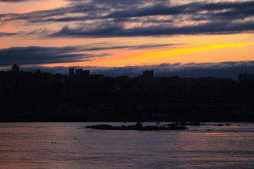 Naklejka premium sunset