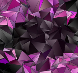 Obraz premium Abstract Low-Poly triangular modern background