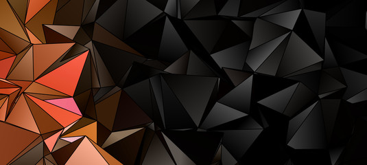 Obraz premium Triangular 3d, modern background