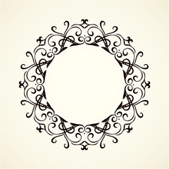 Vignette. Vector drawing