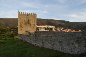 Fototapeta na wymiar Castelo de Linhares da Beira, Portugal