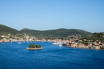 Fototapeta premium City of Vathy, the capital of Greek island Ithaca