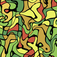 Seamless vector background with chaotic lines. Can be used for graphic, fabric or web design