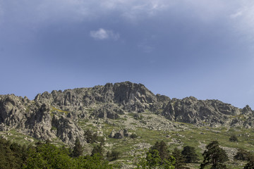 montañas de la sierra de Madrid