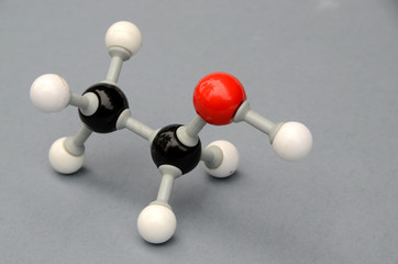 Molecule model of Ethanol.