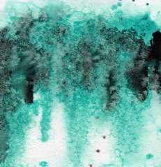 Bright painted watercolor texture. Hand drawn background with text place.