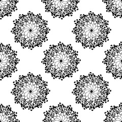 Black and white Absract pattern