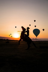 Sunset Horse Balloon