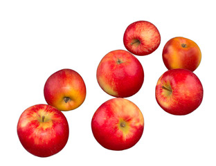 red apple isolated
