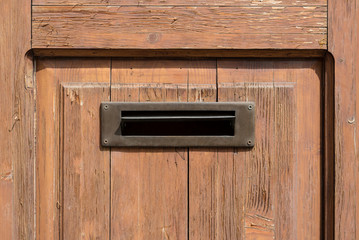 Old vintage letterbox (mailbox, postbox)