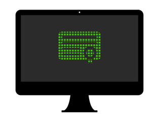 Pixel Icon PC - Auszeichnung
