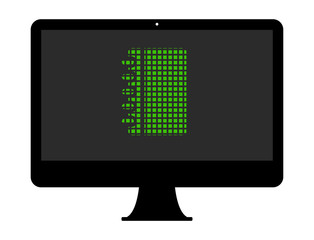 Pixel Icon PC - Notizblock