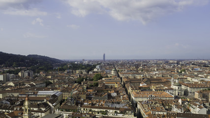 Skyline of the city of Turin