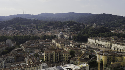 Fototapeta na wymiar Skyline of the city of Turin