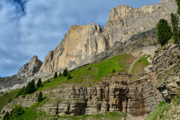 Fototapeta na wymiar Italy Dolomites Rotwand