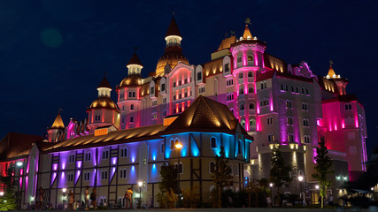 Olimpic vilage, Sochi adventure park, the hotel complex 