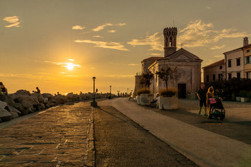 Sunset in Piran