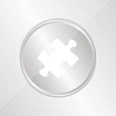 Silber Medaille - Puzzleteil