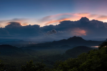 Sunset at Mae Moh.