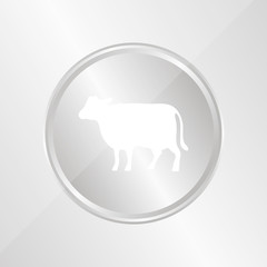 Silber Medaille - Kuh