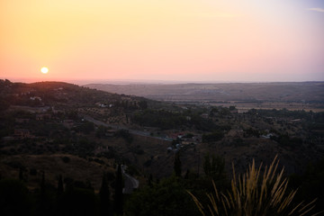 Fototapeta premium Sunset. Toledo in Spain