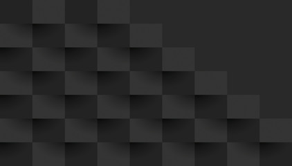Black abstract background vector with blank space for text.