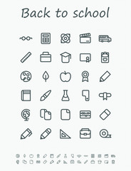 education line icons