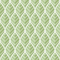 Vektor-Grün lässt nahtloses Muster. Abstrakter Rasterhintergrund. Geometrische Textur.