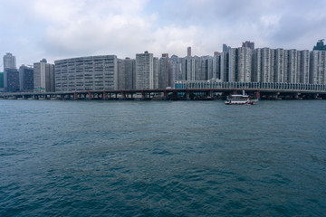 Fototapeta premium Hong Kong Hafen Bucht
