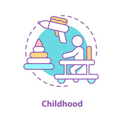 Childhood concept icon
