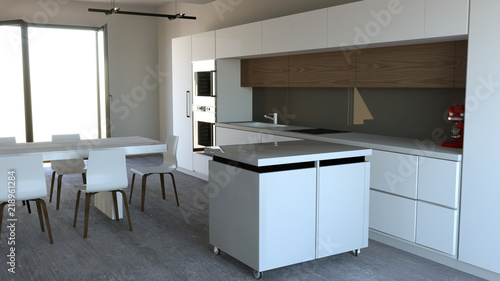 Cucina mobili, design di interni, arredamento della cucina ... Design per interni