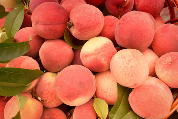 peaches, close-up, texture,