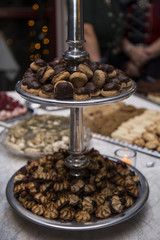 Wedding cakes at a wedding