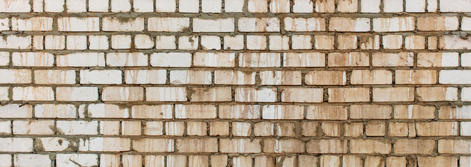 Dirty brick wall as an abstract background