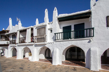 Fototapeta premium Fishing village of Binibeca, Menorca, Spain