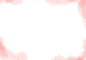 The pink watercolor backgrounds white. Used as a background in weddings and other tasks.