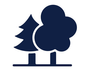 jungle glyph icon, designed for web and app