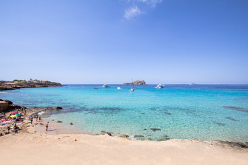Fototapeta na wymiar Cala Conta, Ibiza island, Spain