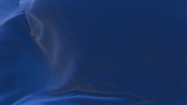 4k seamless Wave blue satin fabric Background.Silk cloth fluttering in the wind.tenderness and airiness.3D digital animation of a waving cloth.