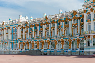ST.PETERSBURG, RUSSIA - AUGUST 19, 2017: Catherine Palace - the summer residence of the Russian...