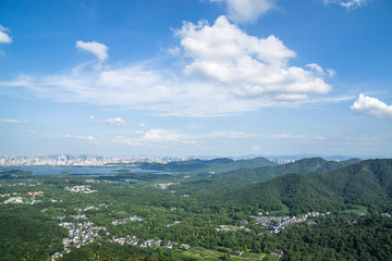 Fototapeta premium landscape of west lake in hangzhou china