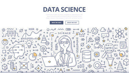 Data Science Doodle Concept